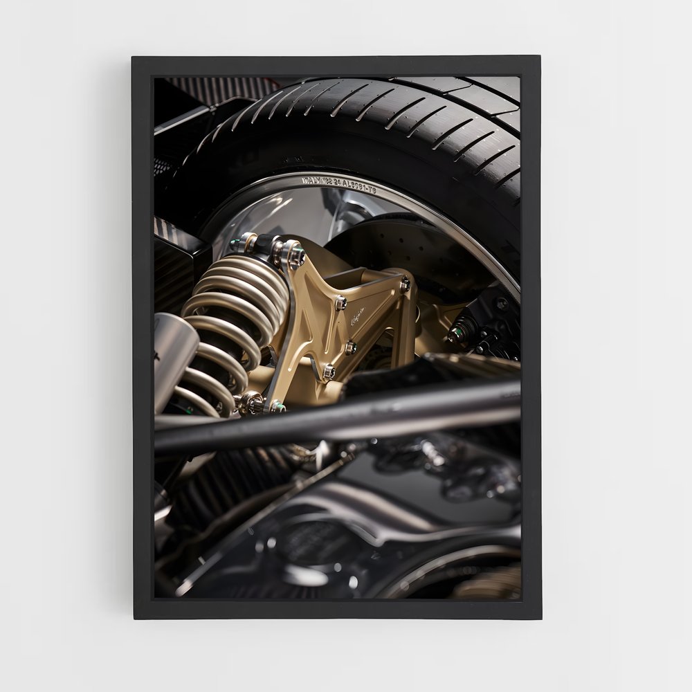Poster Roadster Révélé – affiche Pagani (vue 2)
